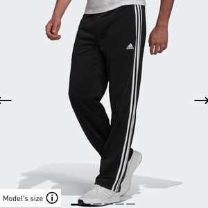 PRIMEGREEN ESSENTIALS WARM-UP OPEN HEM 3-STRIPES TRACK PANTS